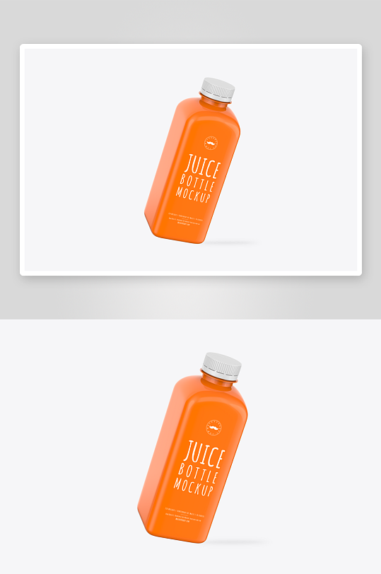 饮料瓶包装瓶子样机模板素材-众图网