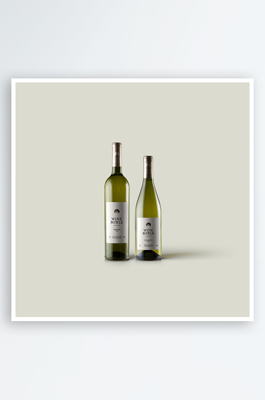 酒瓶瓶子样机模板素材-众图网