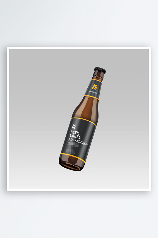 酒瓶啤酒瓶包装瓶子样机模板素材-众图网