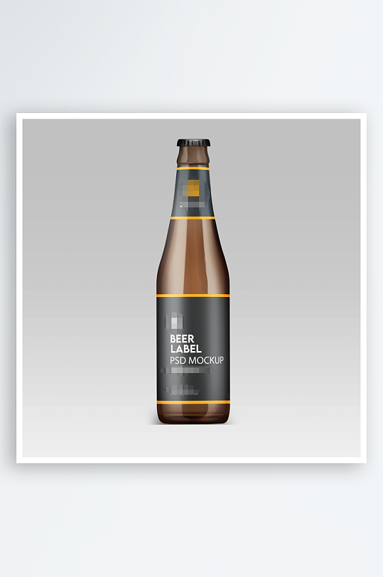 酒瓶啤酒瓶包装瓶子样机模板素材-众图网