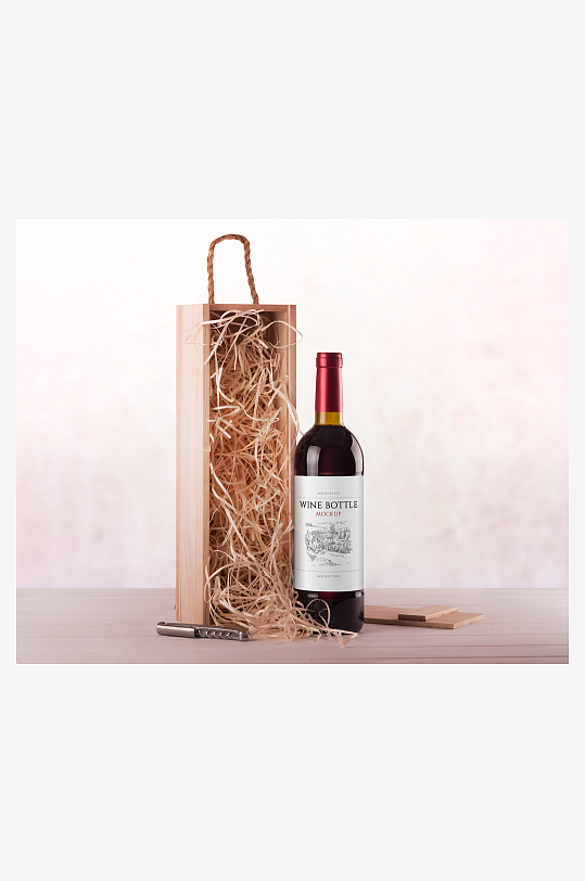 红酒瓶啤酒瓶包装瓶子样机模板素材-众图网