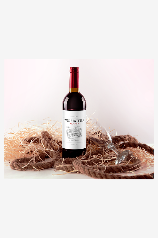 红酒瓶啤酒瓶包装瓶子样机模板素材-众图网