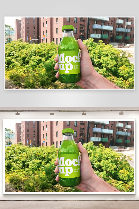 饮料瓶包装样机模板素材-众图网