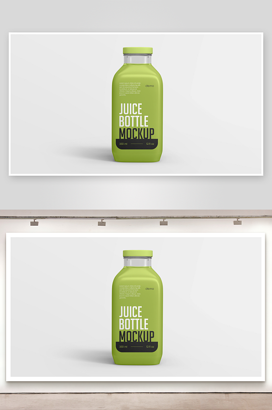 饮料瓶包装样机模板素材-众图网