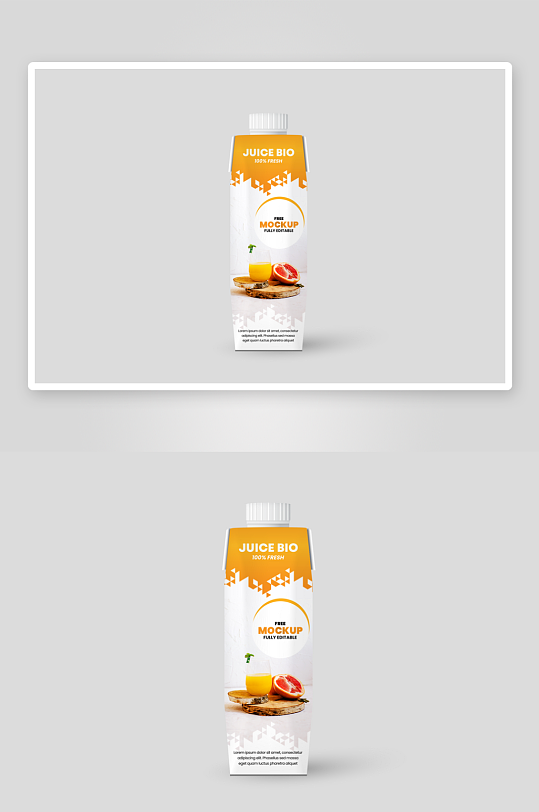 饮料瓶包装样机模板素材-众图网