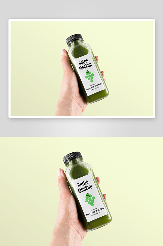 饮料瓶包装样机模板素材-众图网