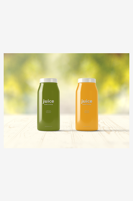 饮料瓶包装样机模板素材-众图网