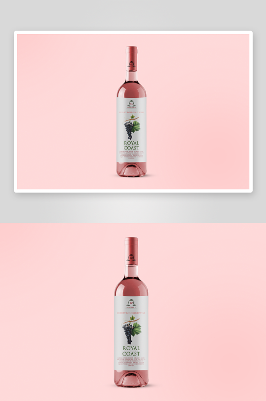 酒瓶包装样机模板素材-众图网