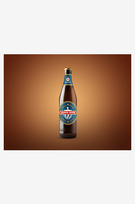 酒瓶包装样机模板素材-众图网