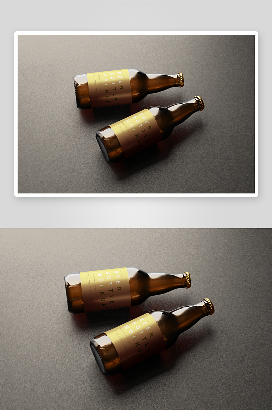 酒瓶包装样机模板素材-众图网