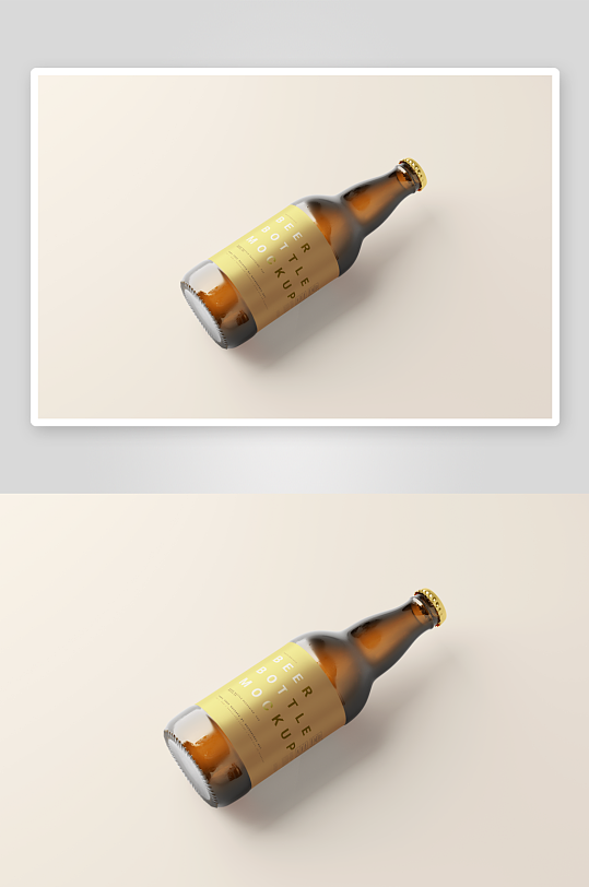 酒瓶包装样机模板素材-众图网