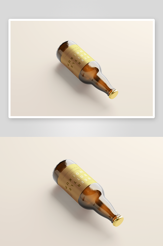 酒瓶包装样机模板素材-众图网