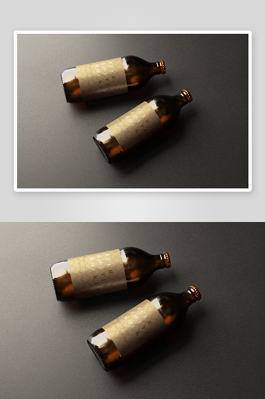 酒瓶包装样机vi模板素材-众图网