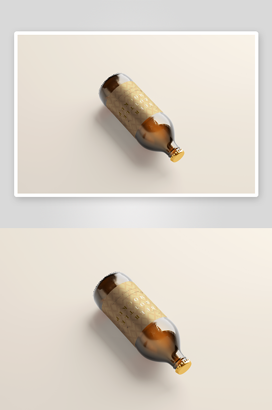 酒瓶包装样机vi模板素材-众图网