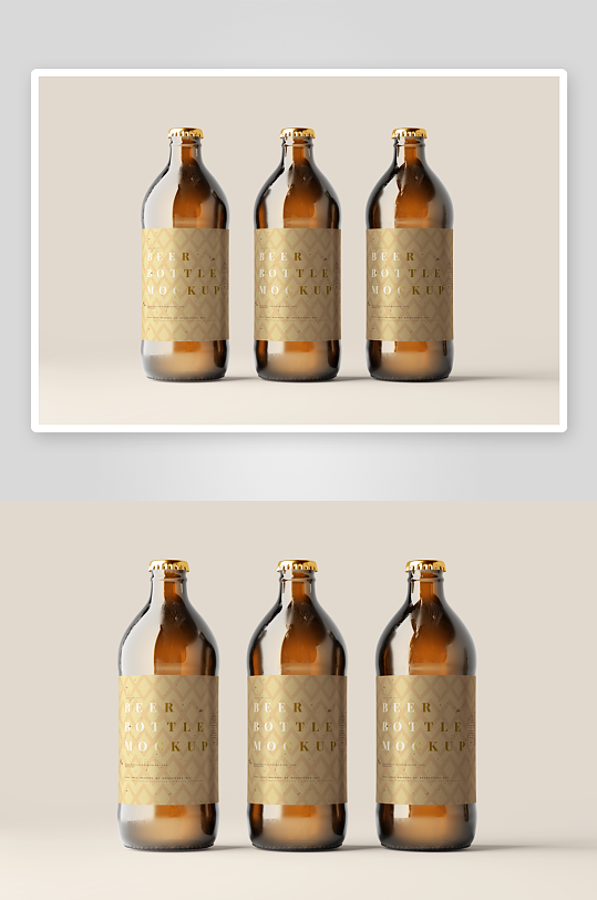 酒瓶包装样机vi模板素材-众图网