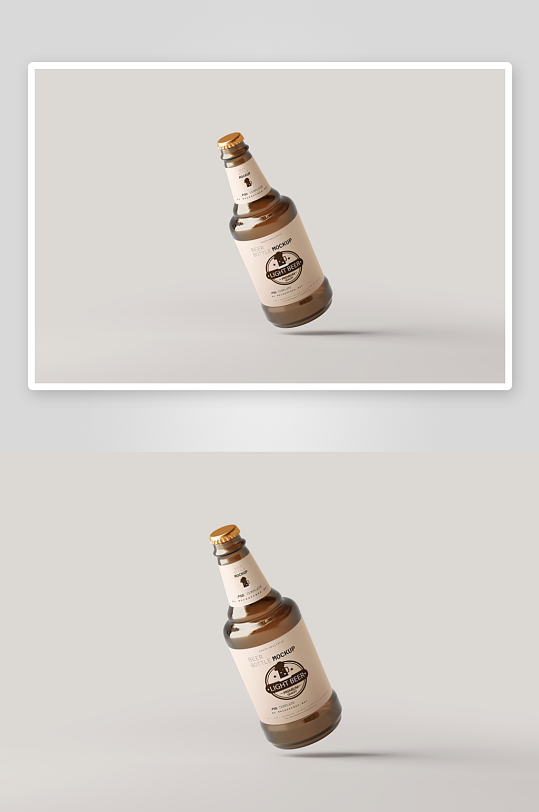 酒瓶包装样机vi模板素材-众图网