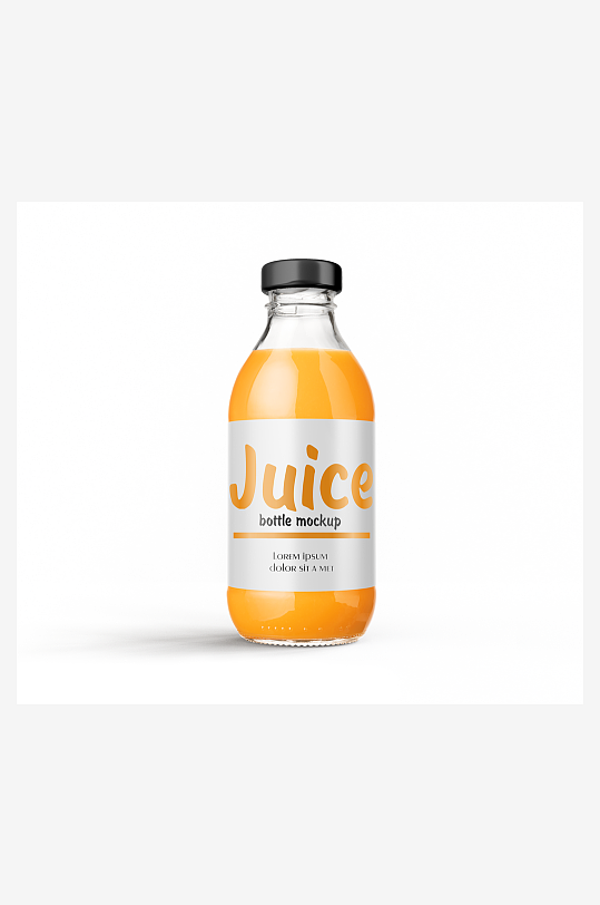 饮料瓶包装样机vi模板素材-众图网