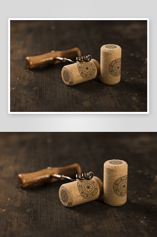 红酒瓶塞包装样机vi模板素材-众图网