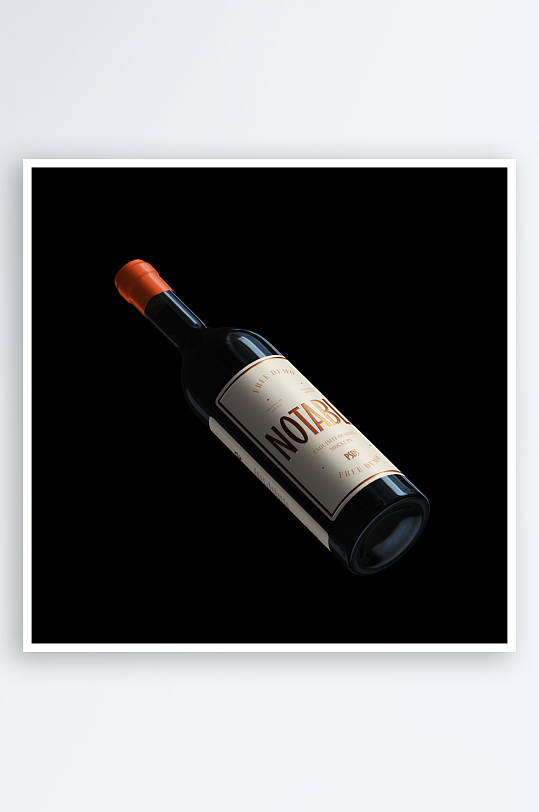 红酒瓶包装样机vi模板素材-众图网