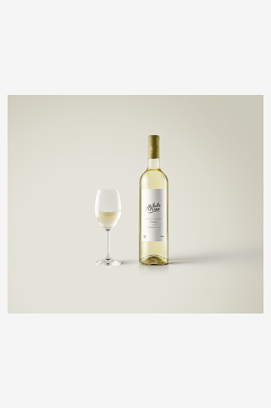 酒瓶包装样机vi模板素材-众图网