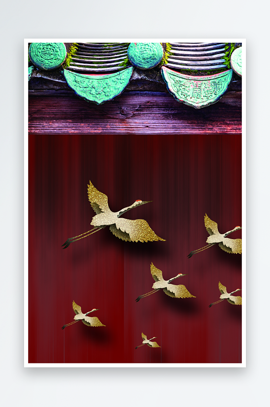 创意大气国潮国风背景-众图网