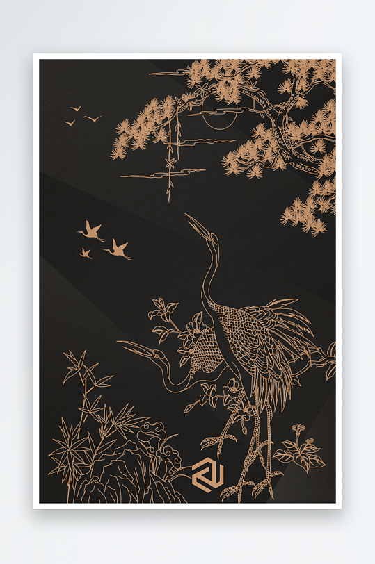 创意大气国潮国风背景-众图网