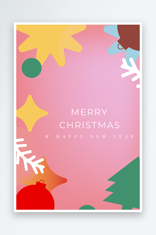 创意大气圣诞节背景-众图网