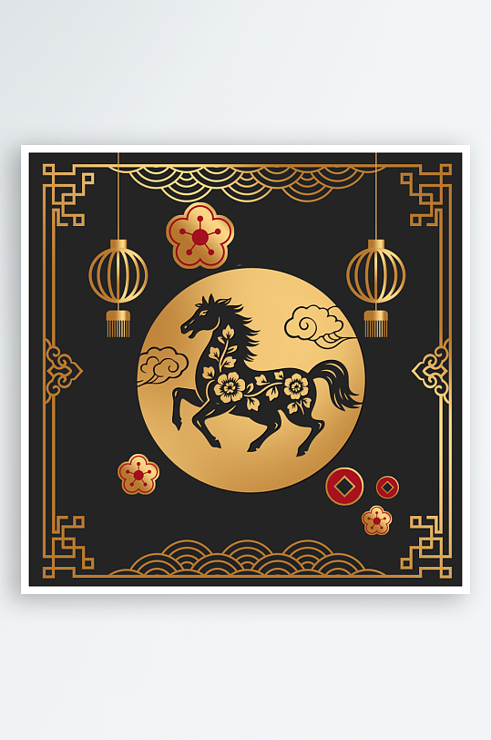 2026新年高清马年春节素材-众图网