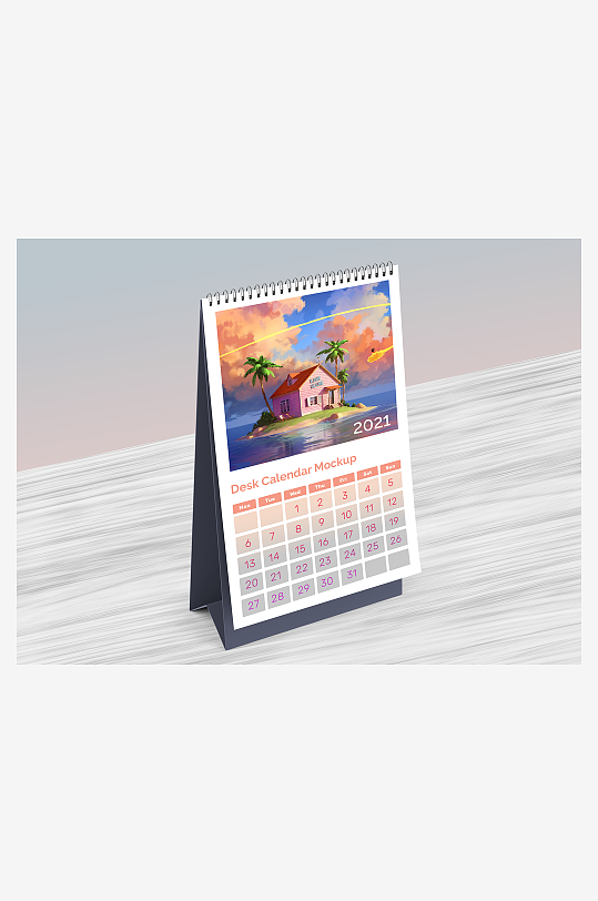 日历样机设计模板-众图网