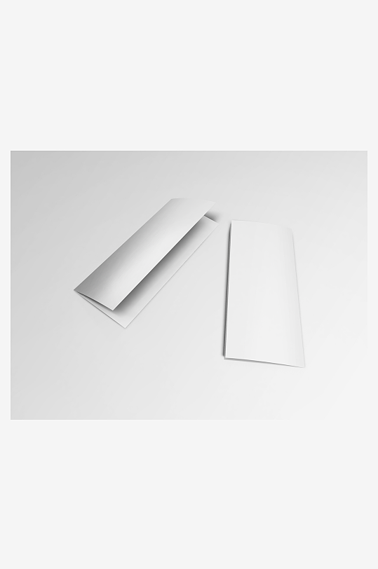 三折页说明书设计样机-众图网