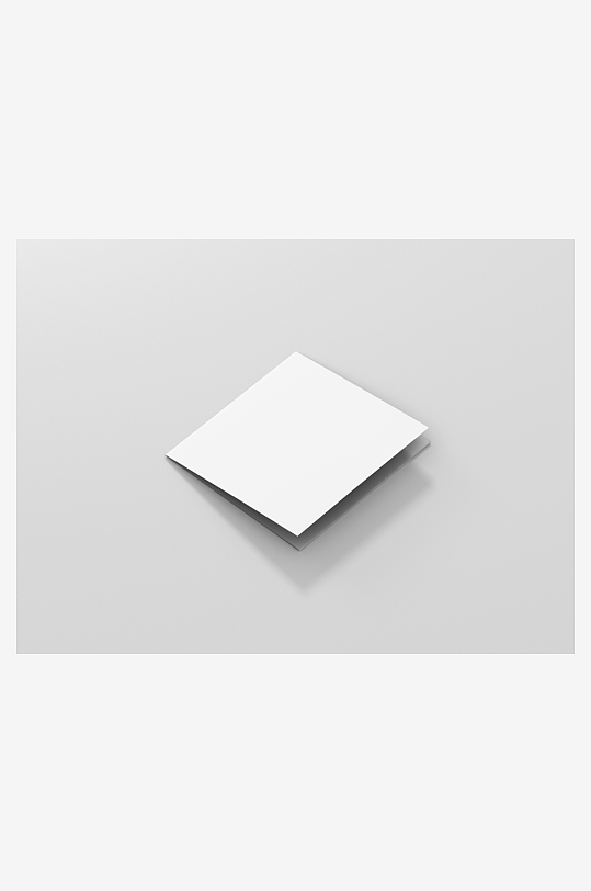 三折页说明书设计样机模板-众图网