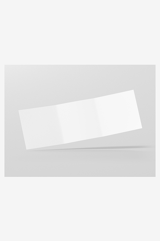 三折页说明书设计样机-众图网