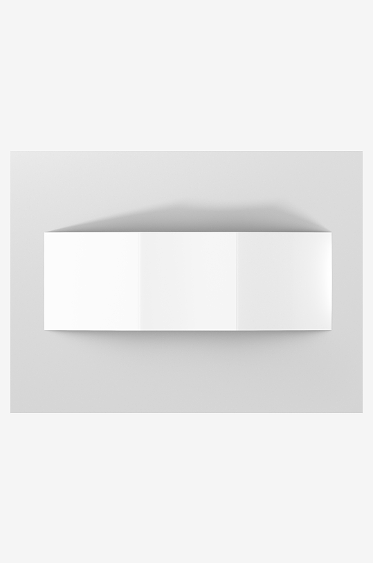 三折页说明书设计样机-众图网