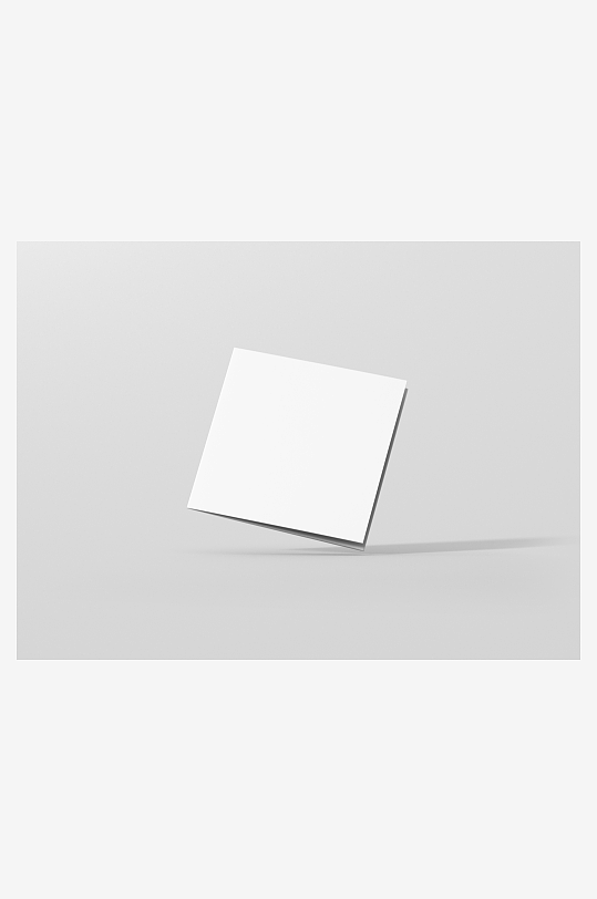 三折页说明书设计样机-众图网