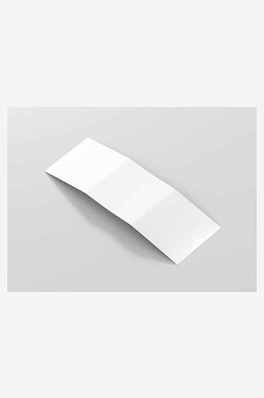 三折页说明书设计样机-众图网