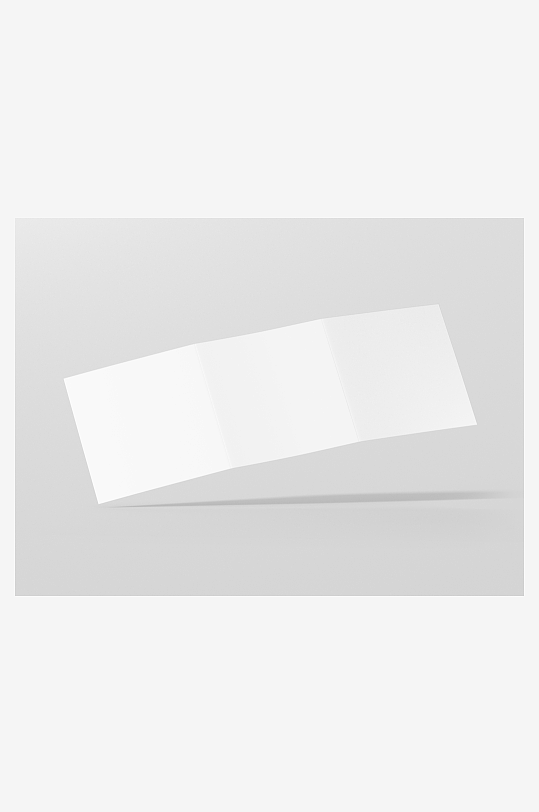 三折页说明书设计样机-众图网