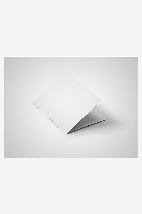 三折页说明书设计样机-众图网