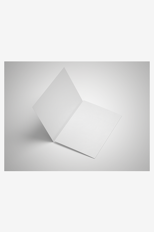 三折页说明书设计样机-众图网