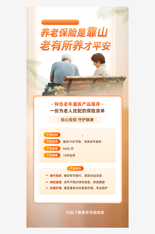 最新原创保险宣传海报-众图网