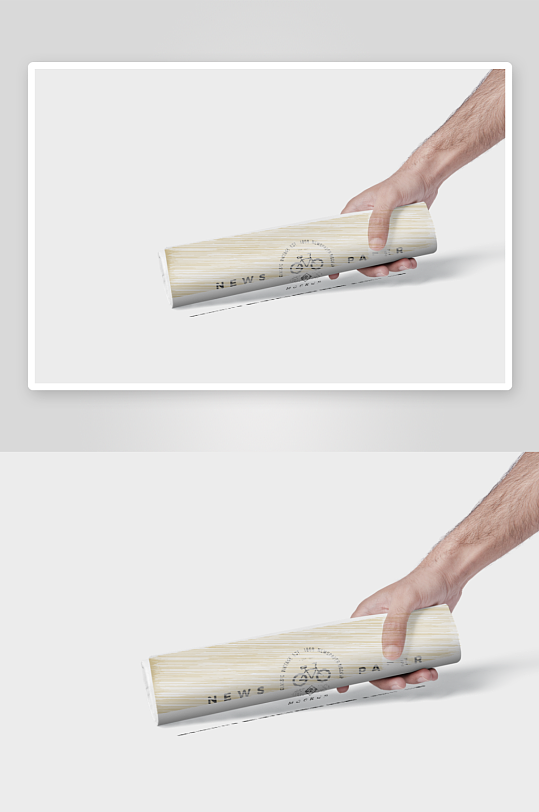 手持三折页样机模板-众图网