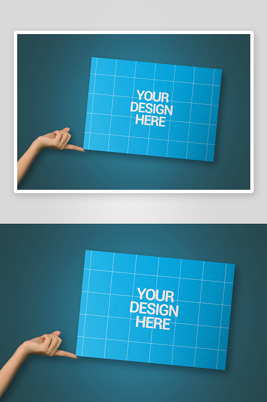 手持文件样机模板-众图网