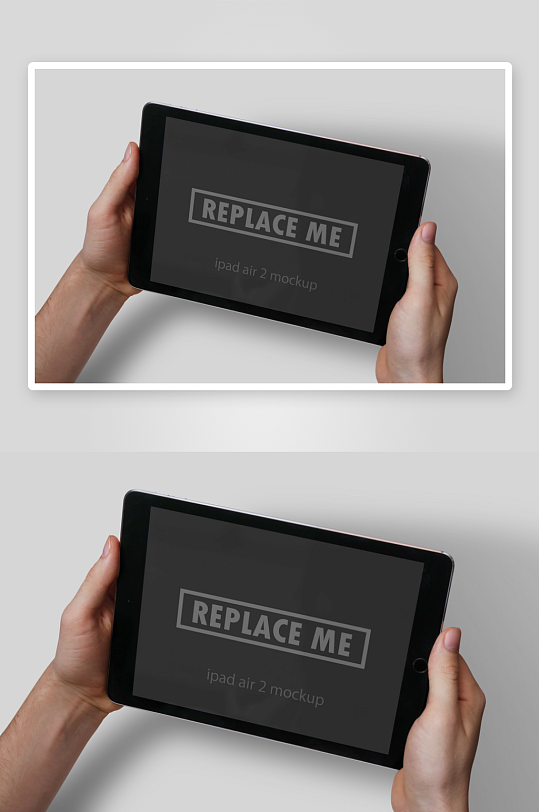 手持平板样机模板-众图网
