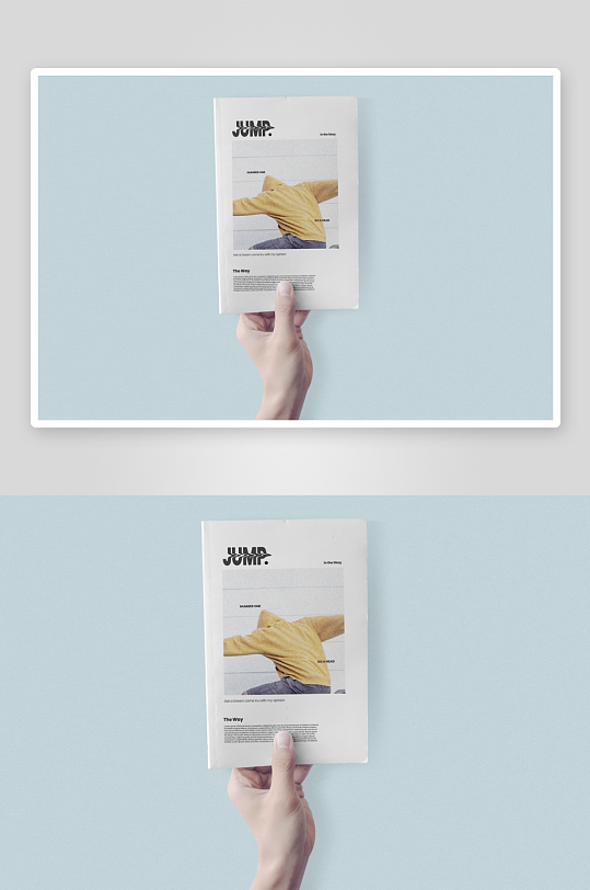 手持文件样机模板-众图网