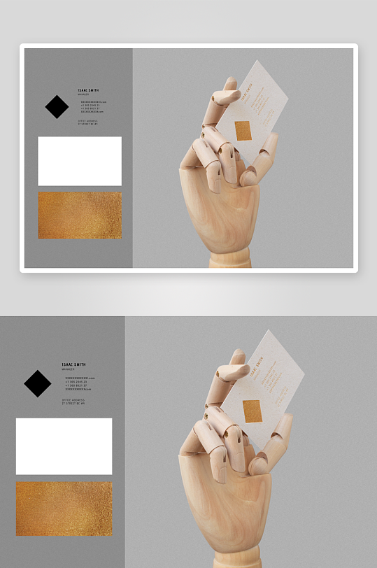 手持名片样机模板-众图网