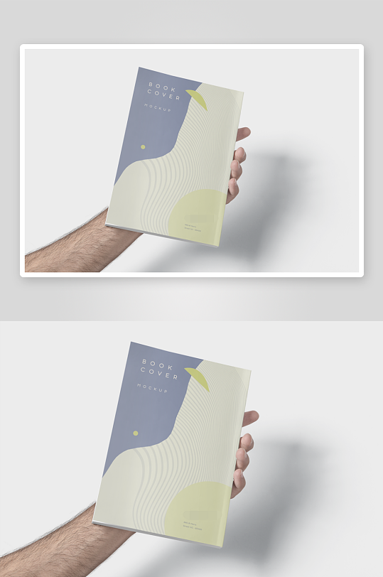 手持书本样机模板-众图网