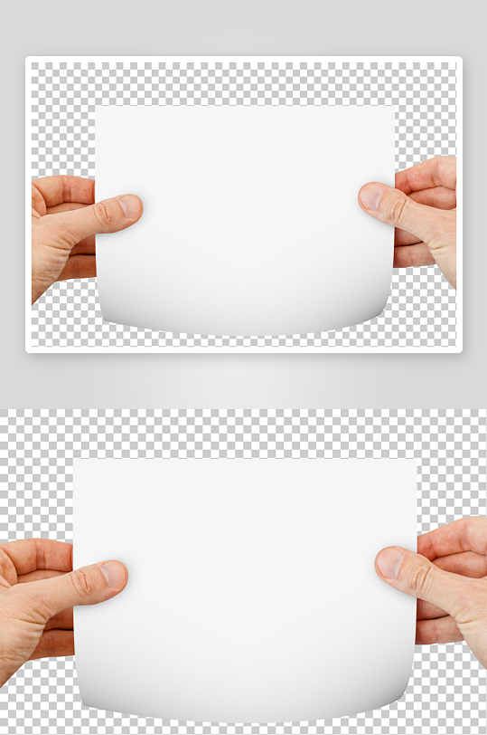 手持纸张样机模板-众图网