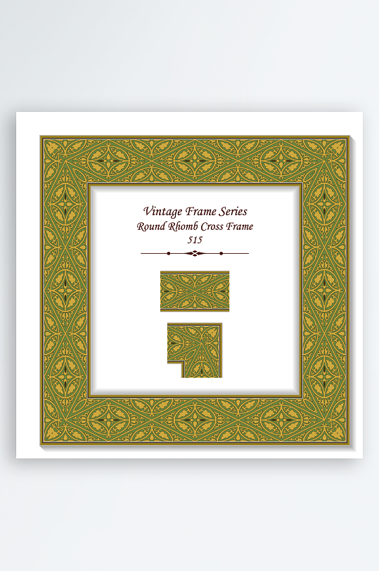 创意矢量古风花边元素-众图网