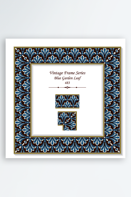 创意矢量古风花边元素-众图网