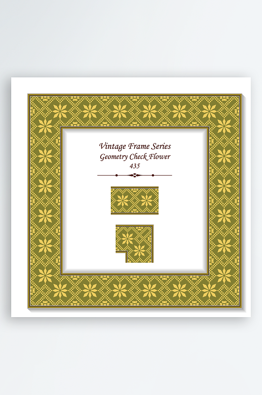 创意矢量古风花边元素-众图网