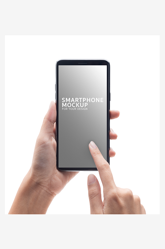 手持手机样机模板-众图网